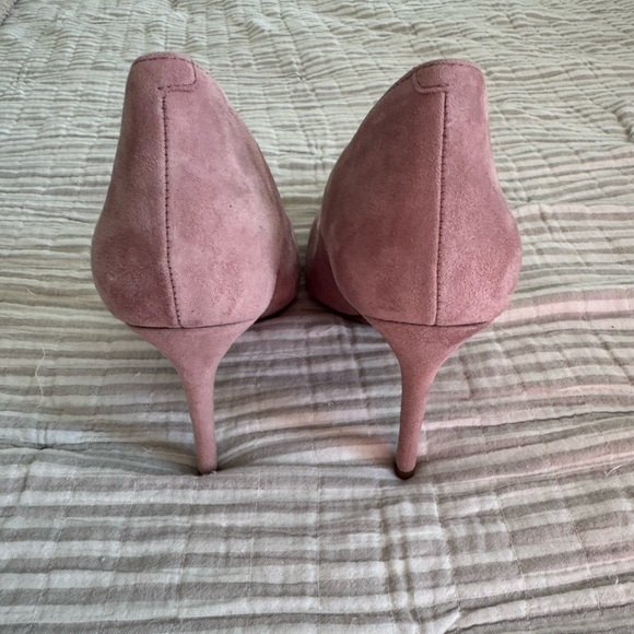 Michael Kors Keke Pumps Pink Suede size 8 - Picture 3 of 5